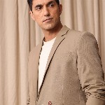 Mr Bowerbird Tailored Fit Double Breasted Casual Blazer