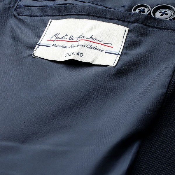 Mast & Harbour Notched Lapel Collar Regular Fit Blazer