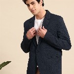 Mast & Harbour Notched Lapel Collar Regular Fit Blazer
