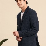 Mast & Harbour Notched Lapel Collar Regular Fit Blazer